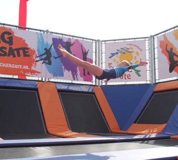 Outdoor trampolinepark